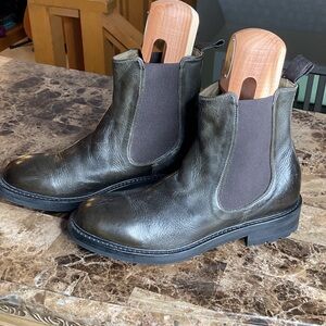 Women’s Black Leather Chelsea Boots by Sturlini